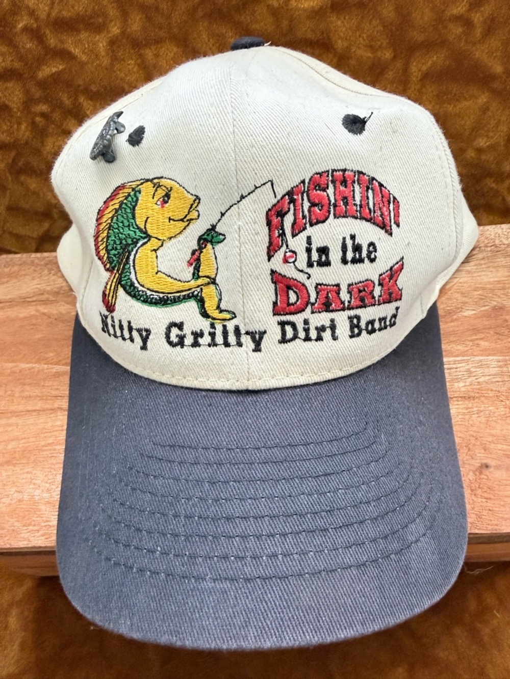 Vintage Nitty Gritty Dirt Band 1987 hit song “ Fishin’in the Dark “ plus FFA pin